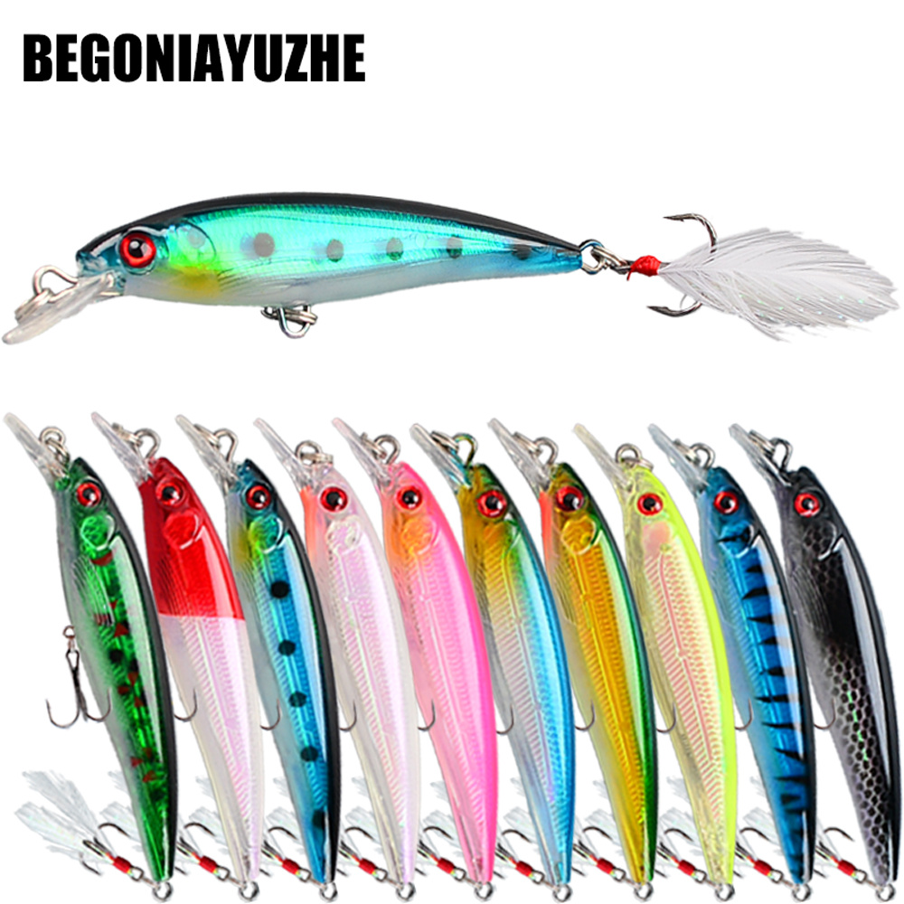 Fishing Hook Treble - Juego de 10 señuelos de pesca
