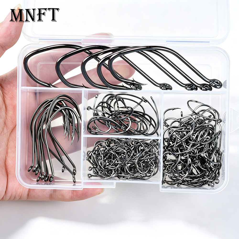 Fishing Hook Circle - Kit de 200 Anzuelos de Pesca