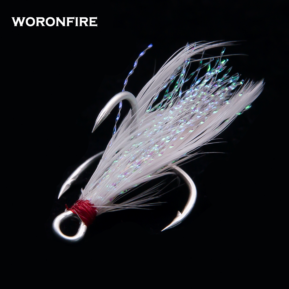 Fishing Hook Offset - 10 unids/lote gancho triple grueso con