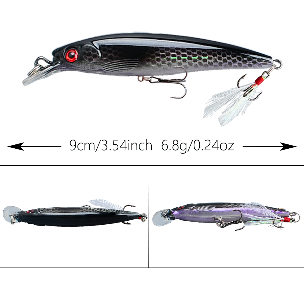 Juego de 10 señuelos de pesca  - Fishing Hook Treble reseña y precio