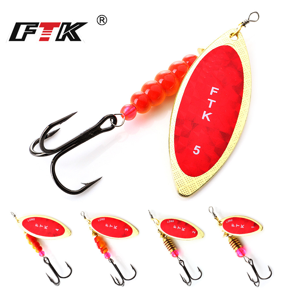 FTK-cebo giratorio de 4G/7G/12 - Fishing Hook Treble reseña y precio