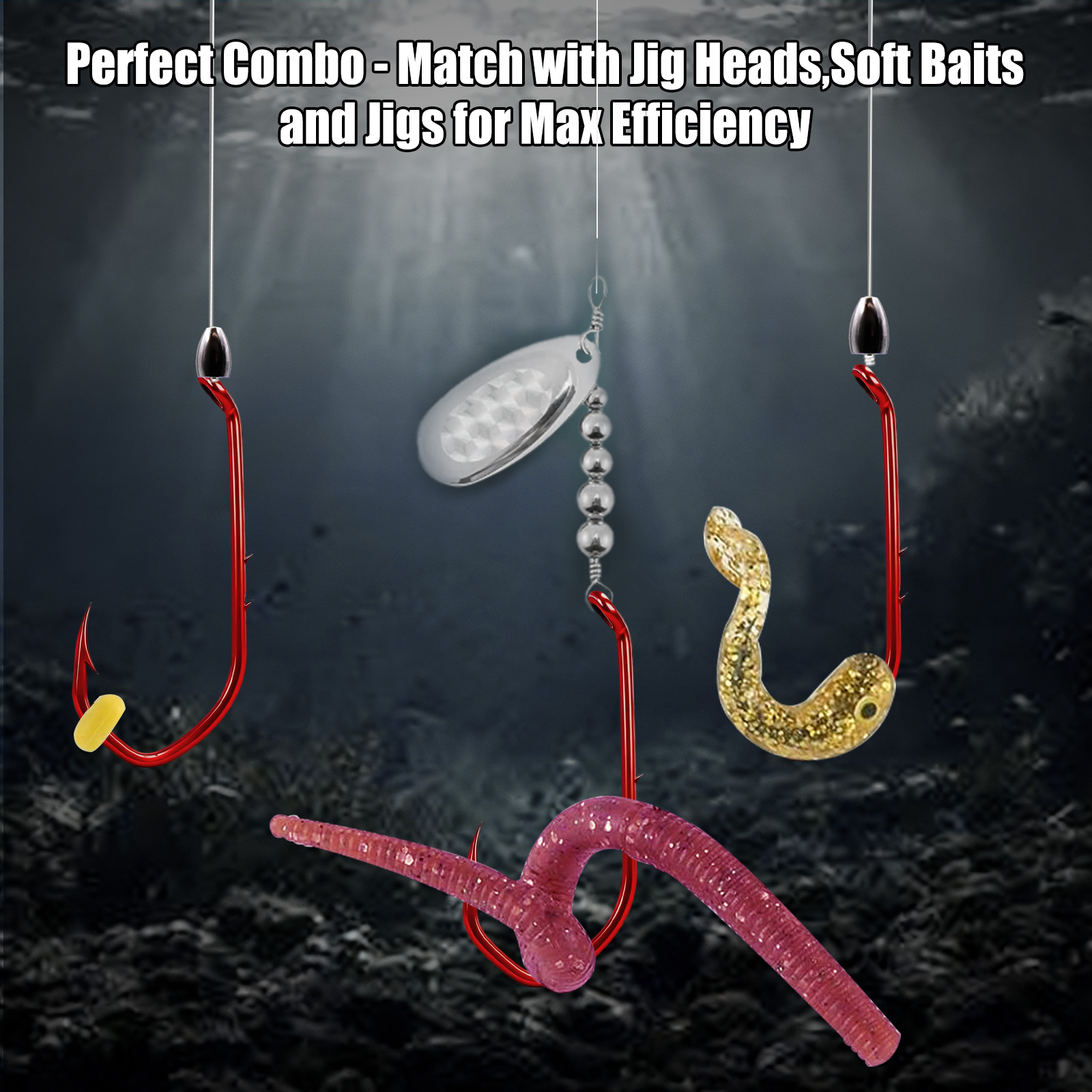Anzuelo de Pesca de 9KM, 50-10 - Fishing Hook Offset reseña y precio